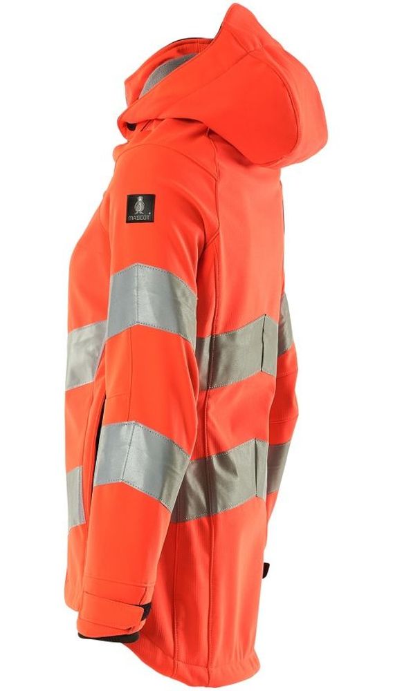 MascotDamenSoftshellJackeSafeSupreme18512-246Hi-visRot-XXL