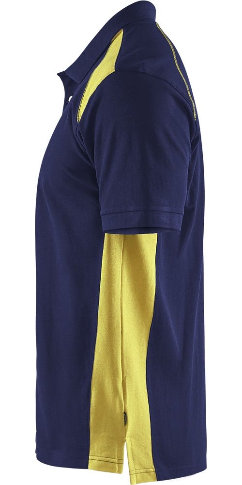 BlklderPoloshirt33241050MarineblauHighVisGelb-4XL