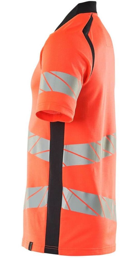 MascotPolo-ShirtAccelerateSafe19083-771Hi-visRotSchwarzblau-XXL
