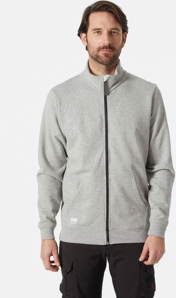 HellyHansenClassicZipSweatshirtMidGrey-XS