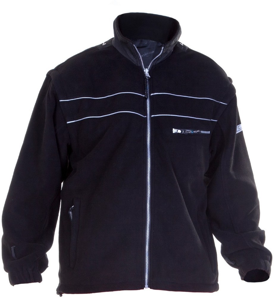 HydrowearFleeceJackeKielSchwarz-3XL