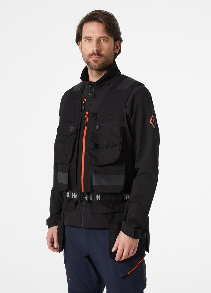 HellyHansenFleecewesteChelseaEvoConsVestBlack-S