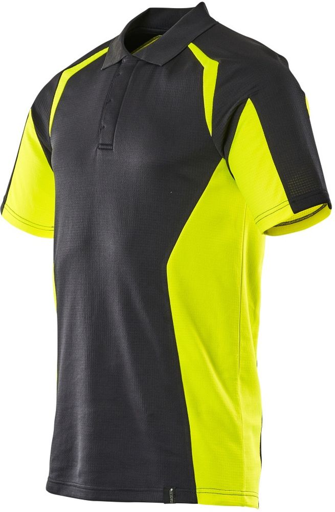 MascotPolo-ShirtAccelerateSafe22083-771SchwarzHi-visGelb-XXL