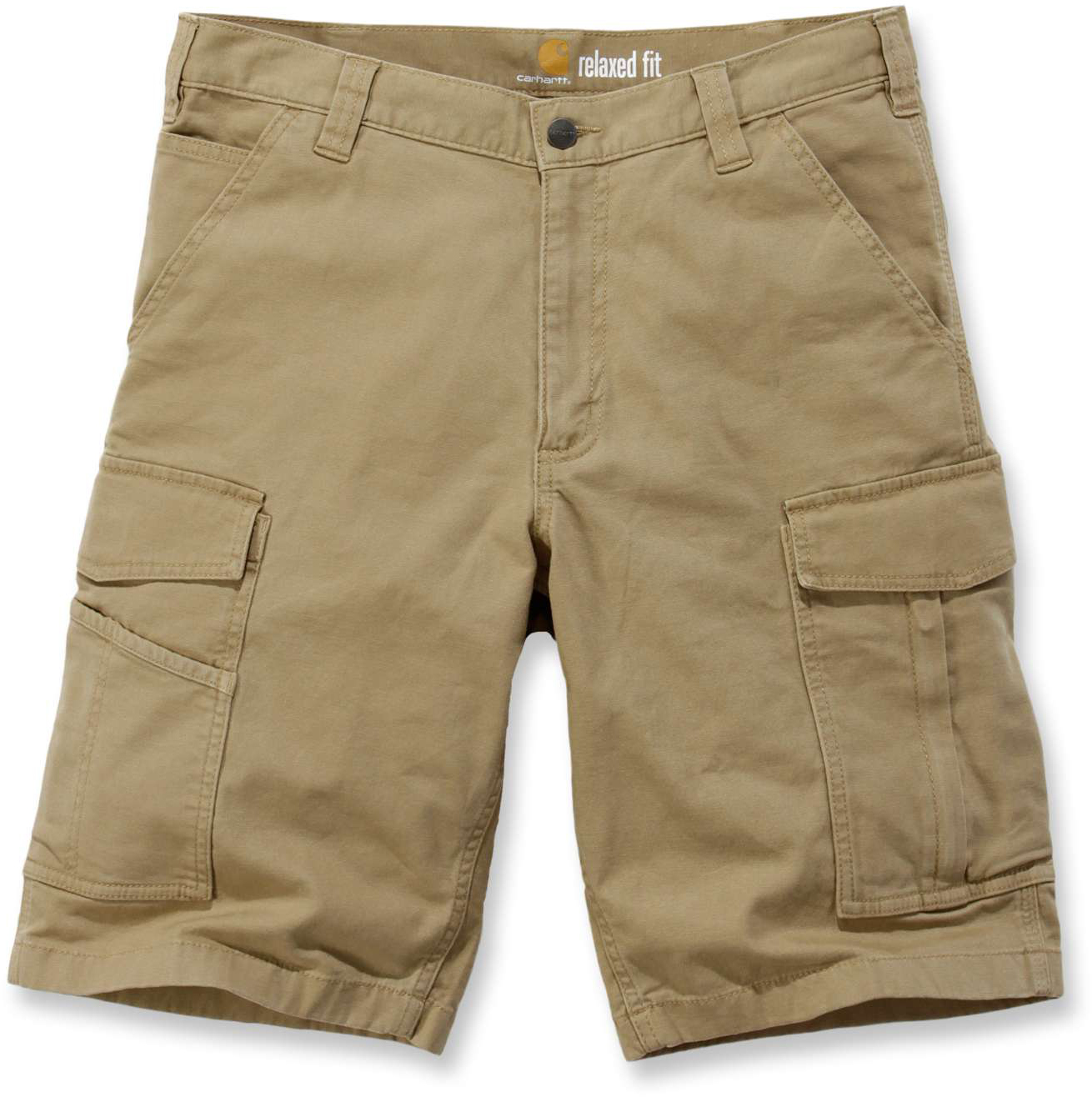 CarharttHerrenShortsRigbyRuggedCargoShortDarkKhaki