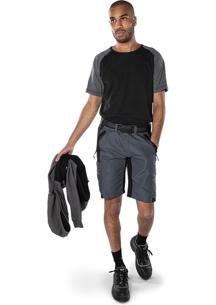 FristadsService-Stretch-Shorts2543LWRGrauSchwarz-C42