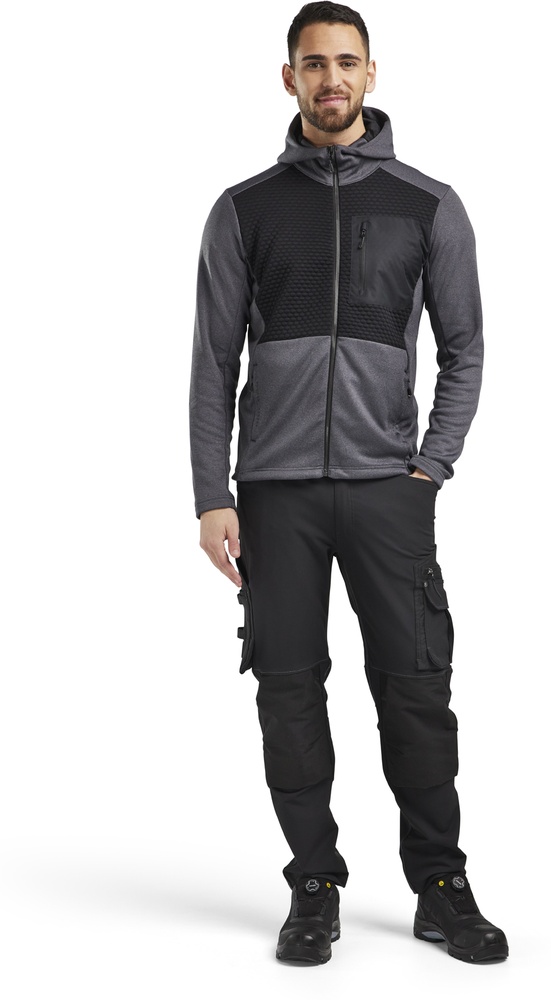 BlklderArbeitsjackeKapuzenjacke35402533SchwarzMelange-4XL