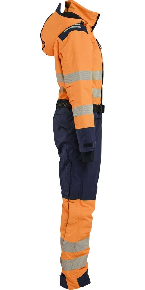 BlklderDamenArbeitsoverallHighVisWinterOverall67261977OrangeMarineblau-L
