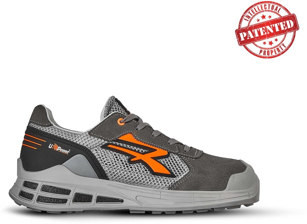 U-PowerSicherheitsschuheHalbschuheMokiEsdS1PSrcRN20056Grau-35