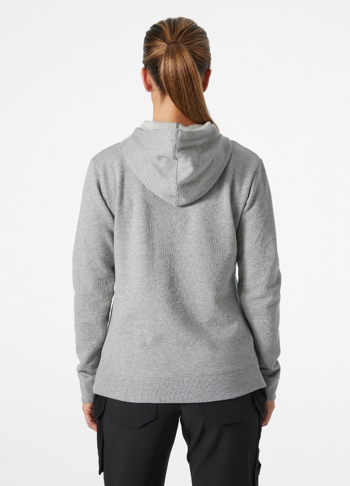 HellyHansenDamenClassicHoodieMidGrey-XS