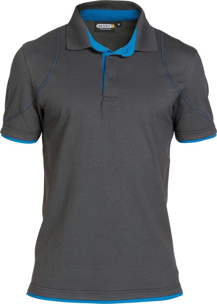DassyPoloshirtOrbitalCOSPA46AnthrazitgrauAzurblau
