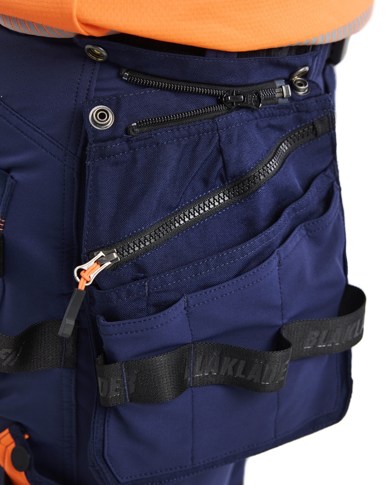 BlklderDamenArbeitshoseHighVis4-Wege-Stretch70251648MarineblauOrange-C34