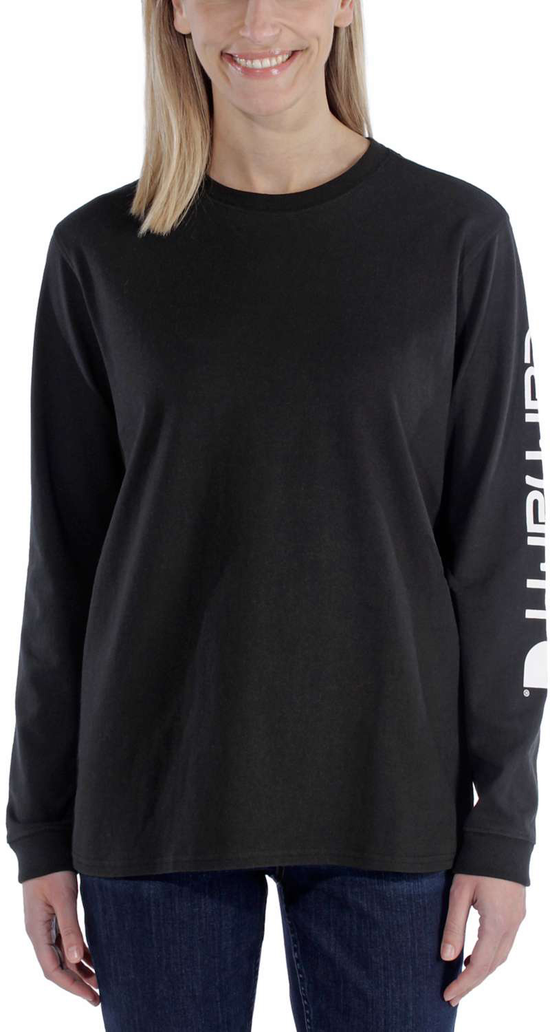 CarharttDamenT-ShirtWorkwearLogoLST-ShirtBlack CarharttDamenT-ShirtWorkwearLogoLST-ShirtBlack