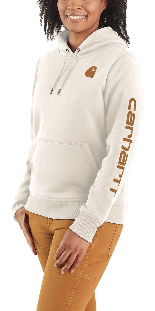 CarharttDamenLogoSleeveGraphicSweatshirt102791MaltCarharttBrown-L