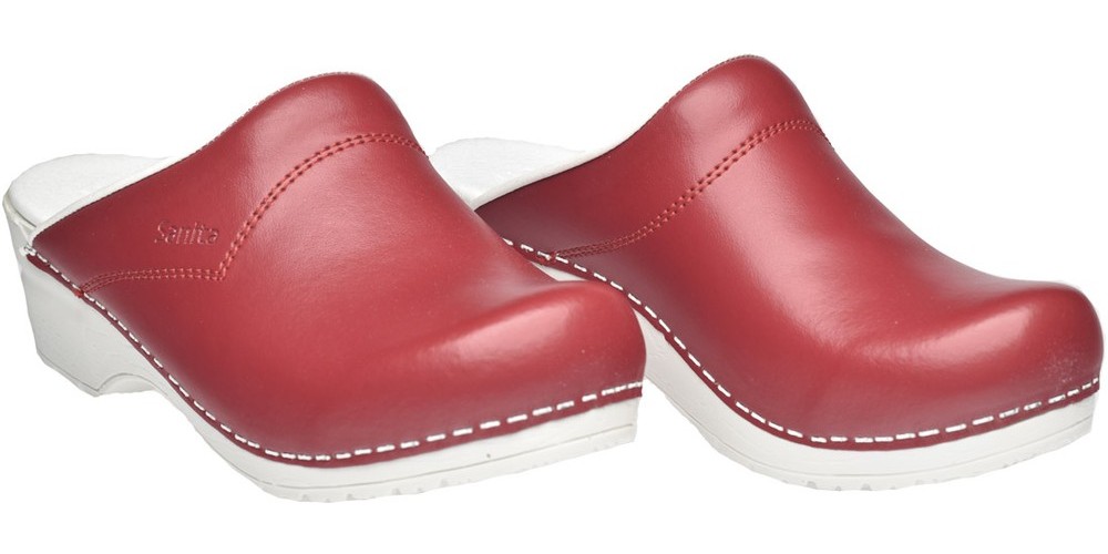 SanitaClogsHerrenSandalenPastelRed