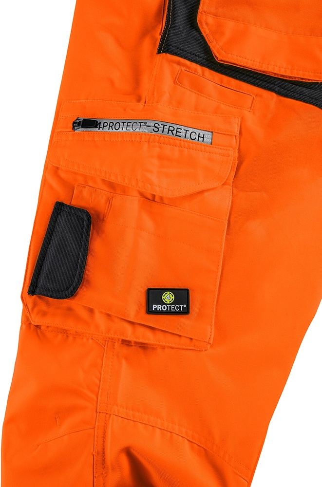 4PROTECTWarnschutz-LatzhoseAlabama3830LeuchtorangeGrau-114