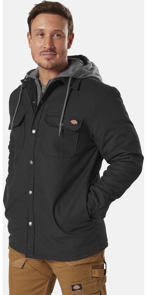 DickiesHerrenJackeDuckShirtJktBlack