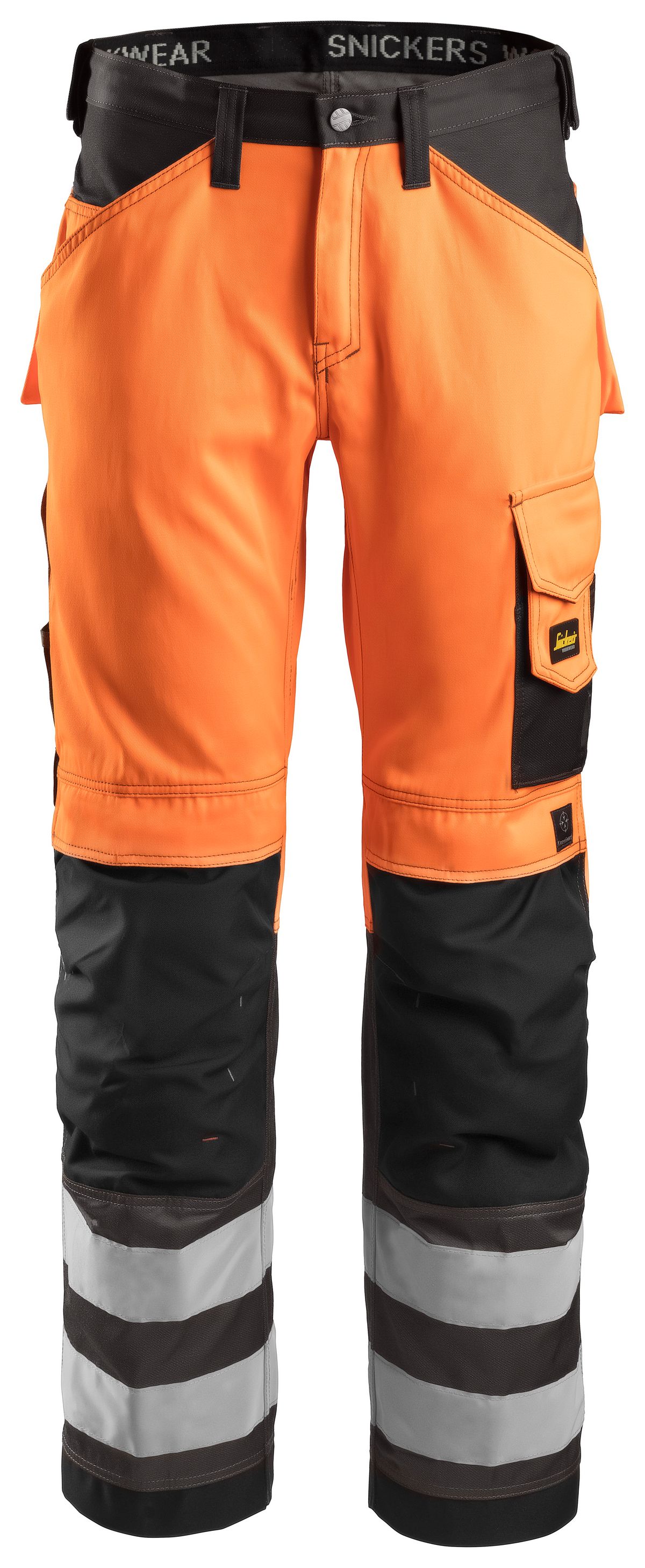 SnickersHi-VisArbeitshoseKl2EN1440420471HV-Orange-Anthrazit