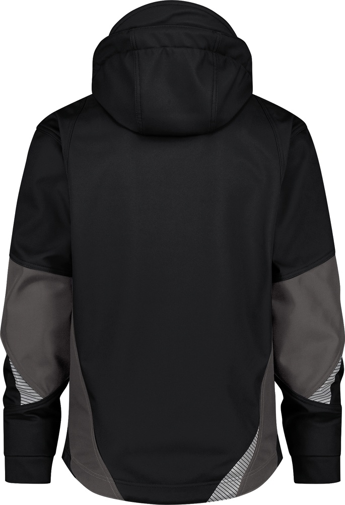 DassySoftshell-JackeGravityNextSchwarzAnthrazitgrau-XS