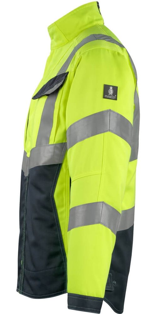 MascotJackeOxfordSafeSupreme15509-860Hi-visGelbSchwarzblau-XXL