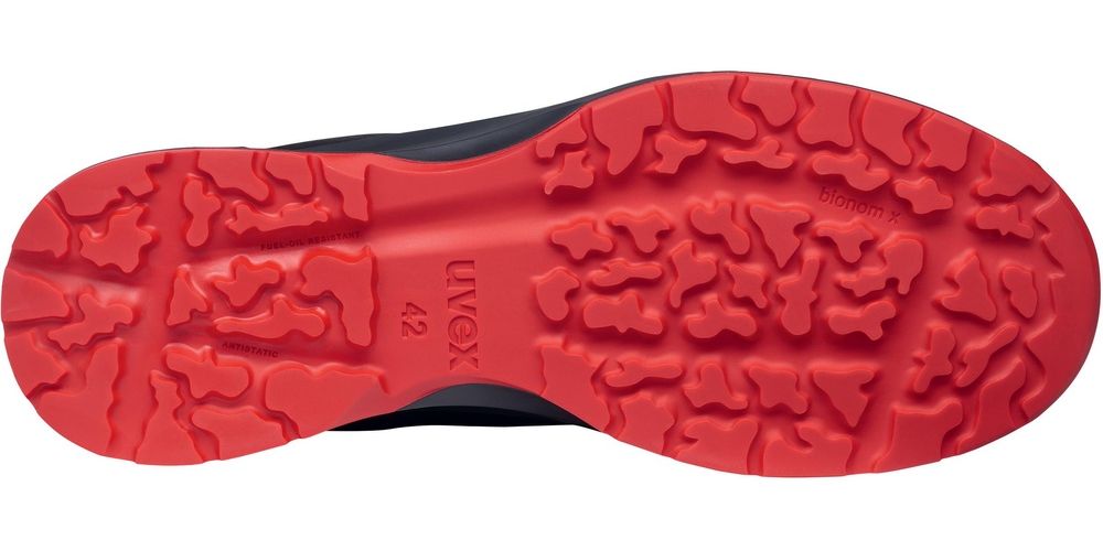 UvexSicherheits-Halbschuhe1X-CraftS3LSR68033SchwarzRot-35Weite12