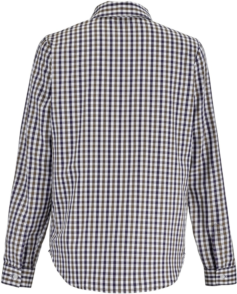 LafontBluseBellevilleFOT13077BlueCamelGingham-XXL