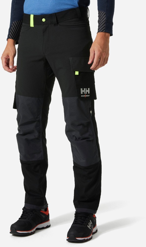 HellyHansenArbeitshoseOxford4XWorkPantBlackGreyFog-C44