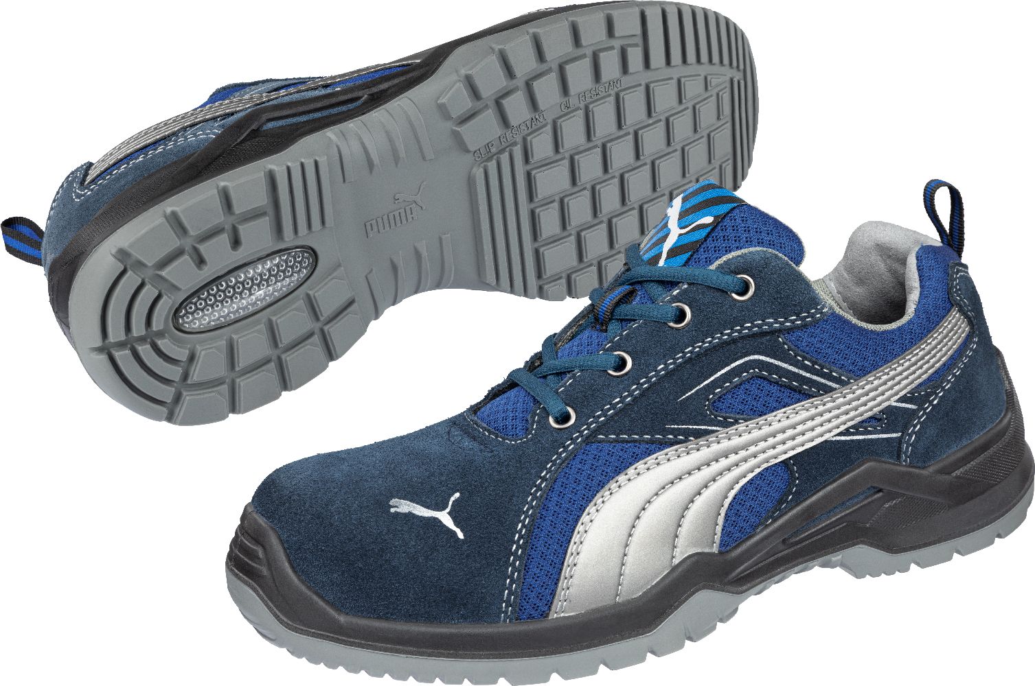 PumaSafetySicherheitsschuhOmniBlueLowS1PSRCBlauSilber