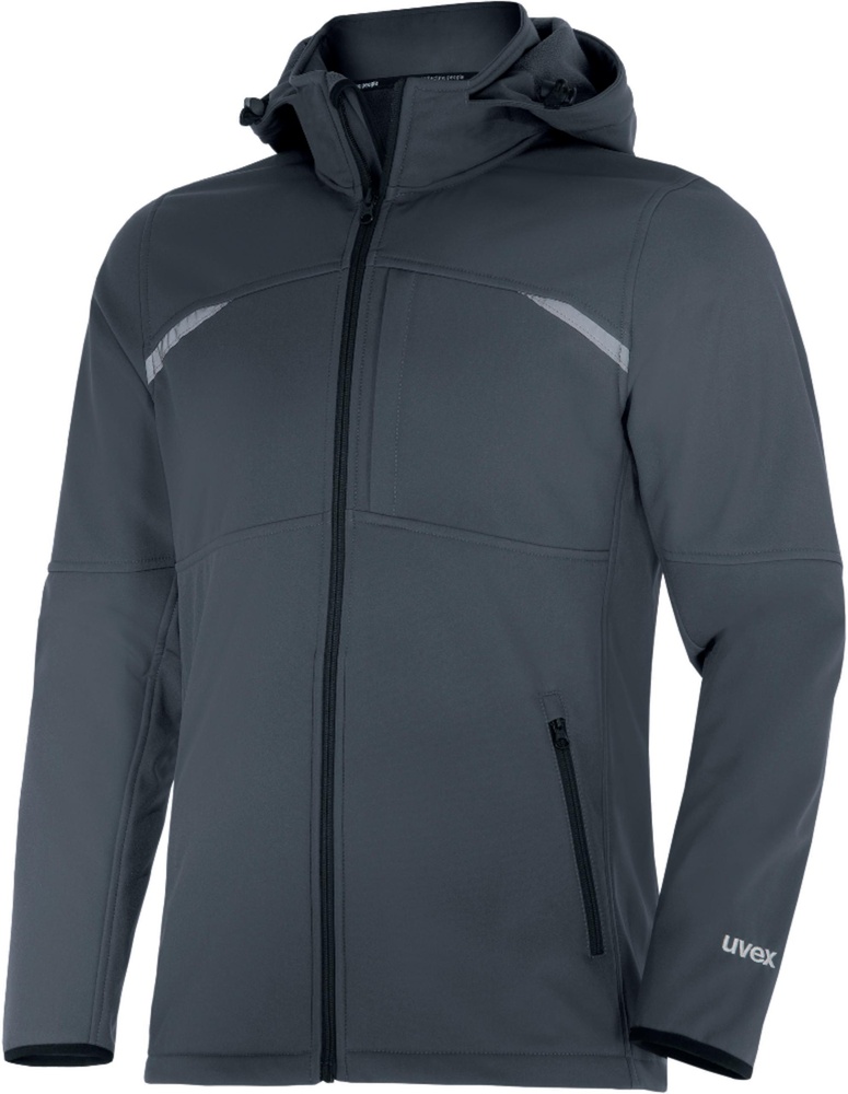 UvexSoftshelljackeSuxxeedCraft88828GrauAnthrazit-XS