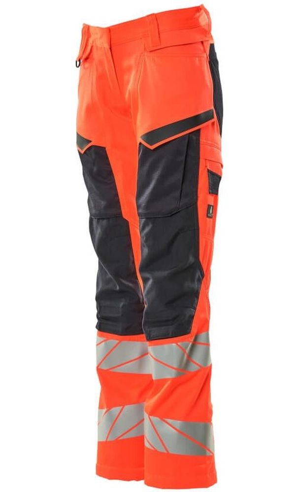 MascotDamenHosemitKnietaschenAccelerateSafe19578-236Hi-visRotSchwarzblau-C3476