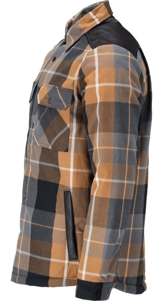 MascotHemdmitFaserpelzFutterCustomized23104-446Nussbraun-kariert-XXL