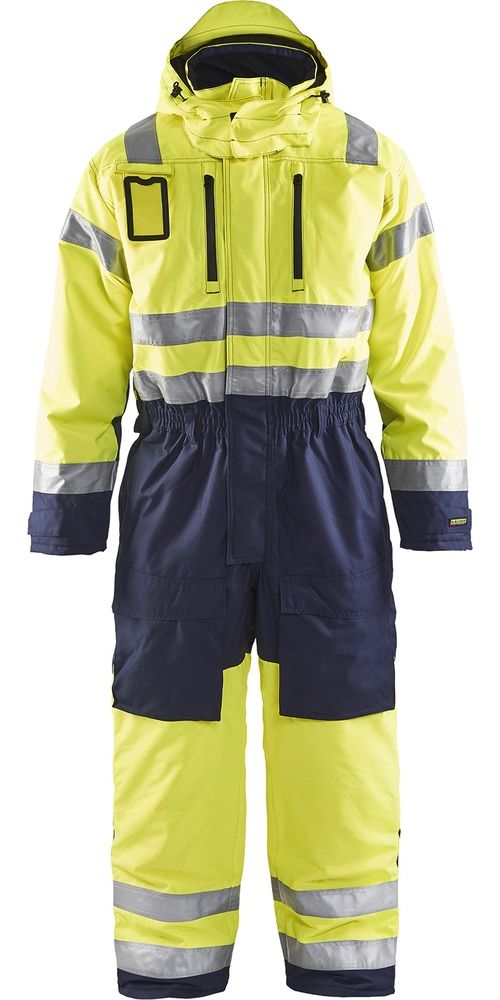 BlklderArbeitsoverallHighVisWinterOverall67631977GelbMarineblau-C46