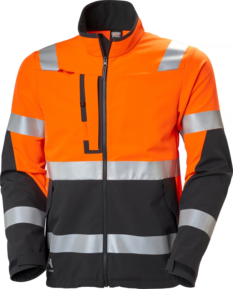 HellyHansenSoftshelljackeAlna4XTechJacket77230269OrangeEbony-XS