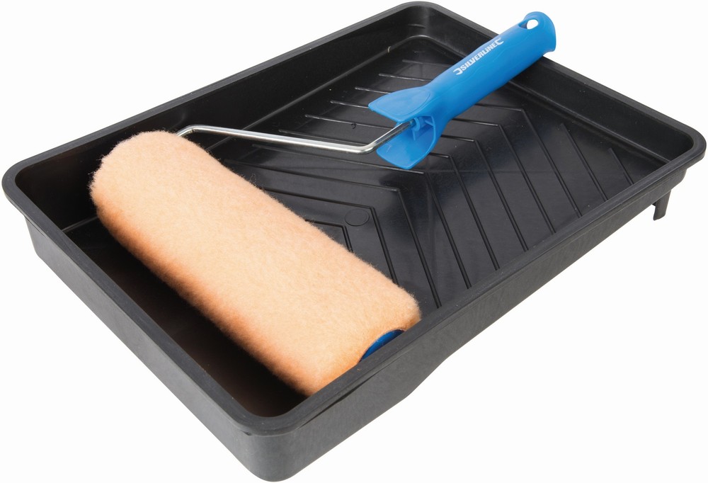 SilverlineWalzen-ZubehrFarbrollerundFarbwanne230mm