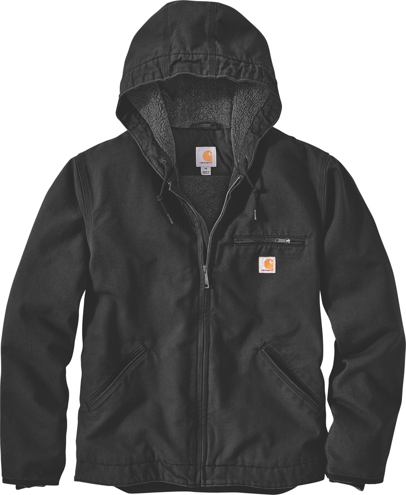 CarharttWashedDuckSherpaLinedJacket104392Black-S CarharttWashedDuckSherpaLinedJacket104392Black-S