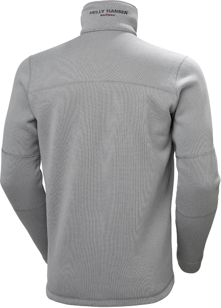 HellyHansenFleecejackeKensingtonKnitFleeceJacketMidGrey-XS