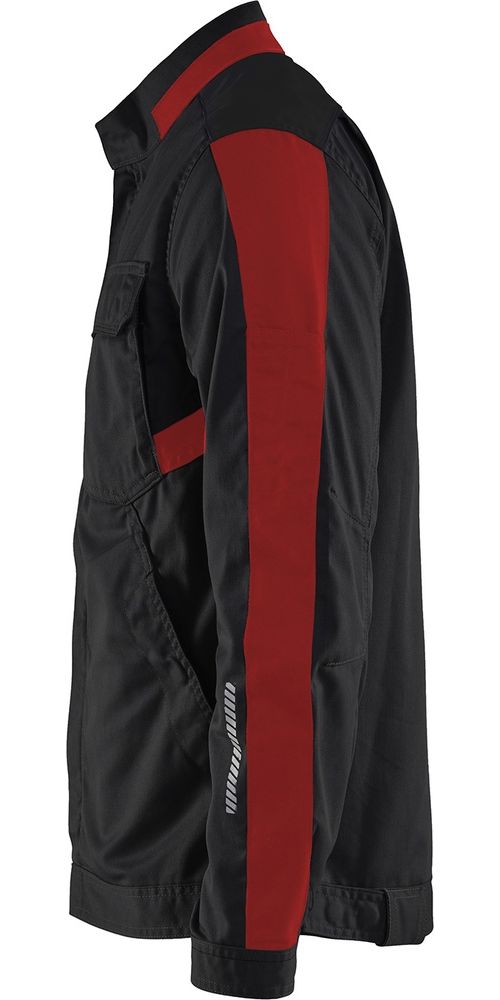BlklderArbeitsjackeIndustrieJackeStretch44441832SchwarzRot-4XL