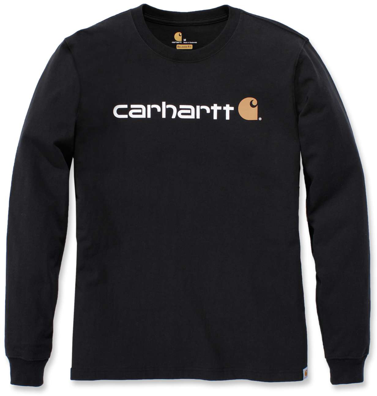 CarharttHerrenT-ShirtCoreLogoT-ShirtLSBlack CarharttHerrenT-ShirtCoreLogoT-ShirtLSBlack