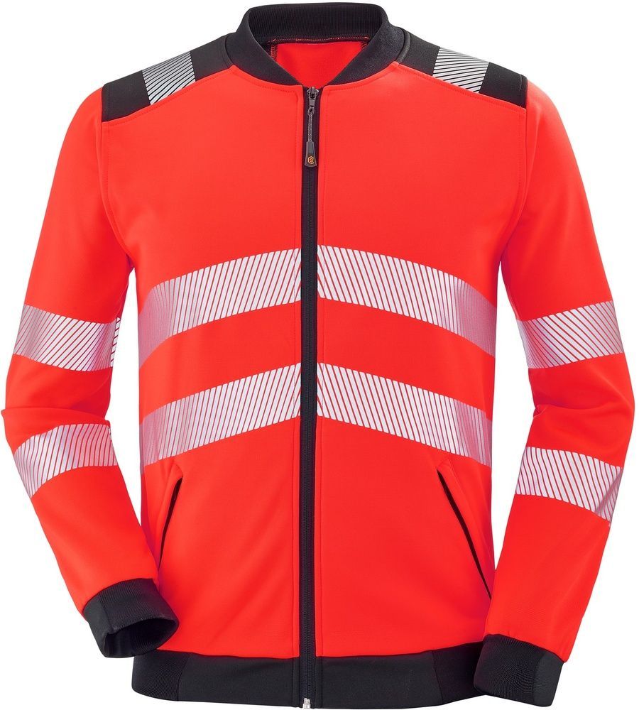 CepovettSweatjackeVallouise9S03FluoRedBlack-XXL