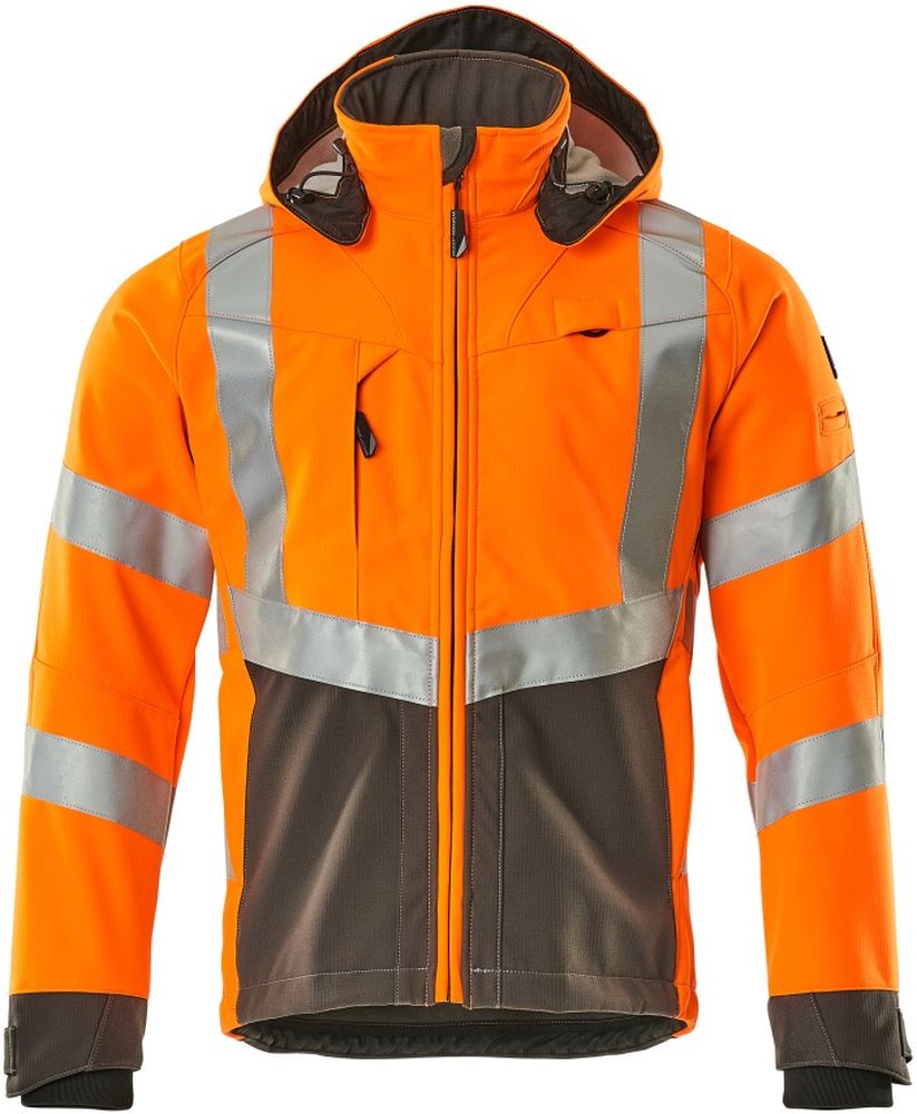 MascotSoftshellJackeBlackpoolSafeSupreme15502-246Hi-visOrangeDunkelanthrazit-XXL