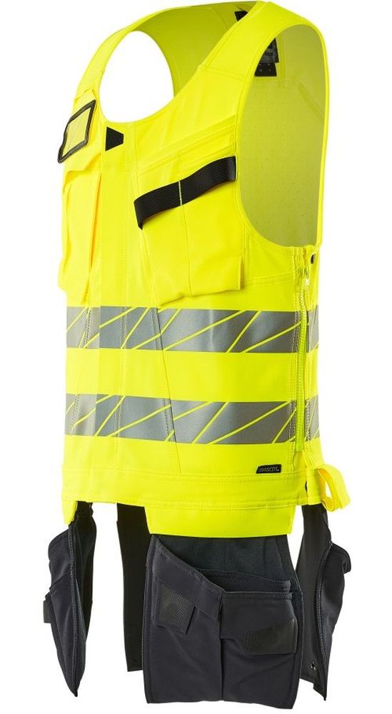 MascotWerkzeugwesteAccelerateSafe19589-711Hi-visGelbSchwarzblau-XXL