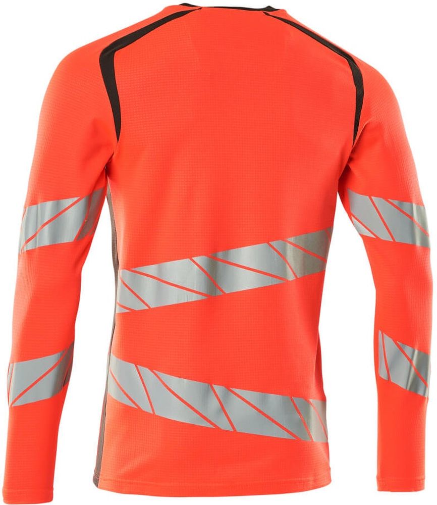 MascotT-ShirtLangarmAccelerateSafe19081-771Hi-visRotDunkelanthrazit-XXL