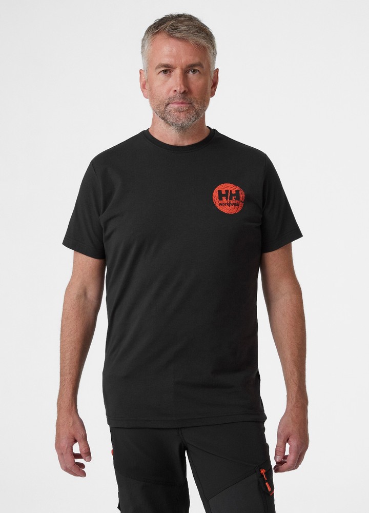 HellyHansenLogoT-ShirtBlack-XS