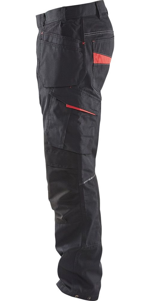 BlklderArbeitshoseServicemitStretchundWerkzeugtaschen14961330SchwarzRot-C146