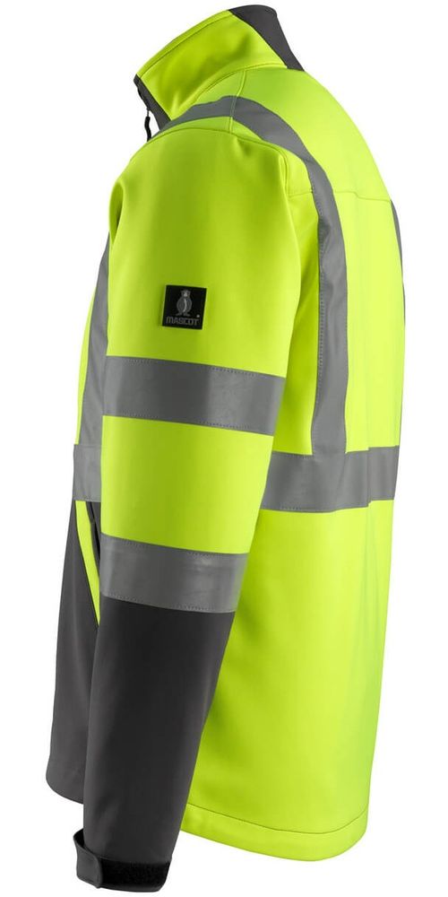 MascotSoftshellJackeKiamaSafeLight15902-253Hi-visGelbDunkelanthrazit-XXL