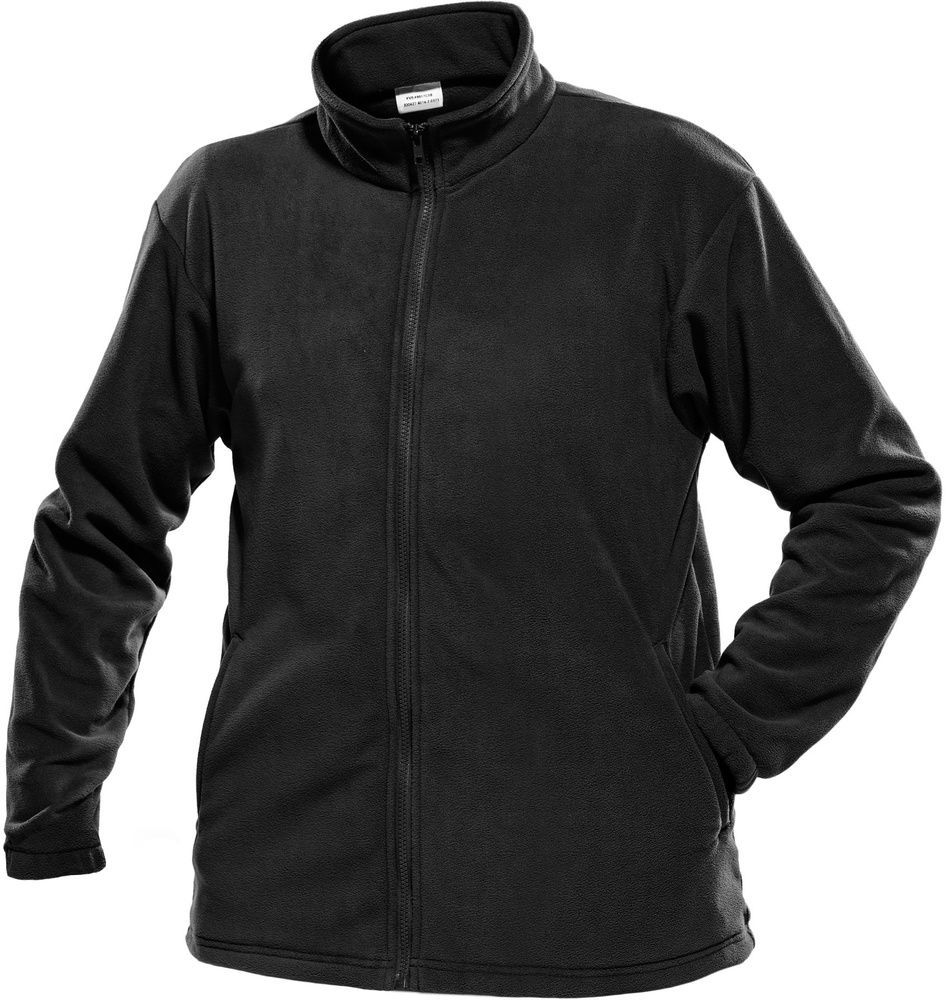 BasicLineFleecejackeFresnoSchwarz-XS