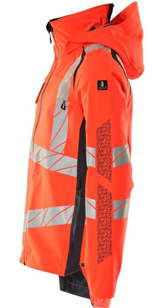 MascotHardShellJackeAccelerateSafe19001-449Hi-visRotSchwarzblau-XXL