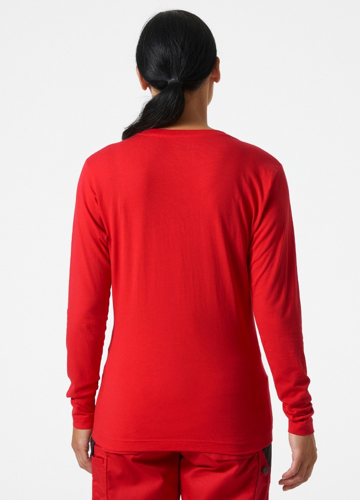 HellyHansenDamenClassicLongsleeveAlertRed-XS