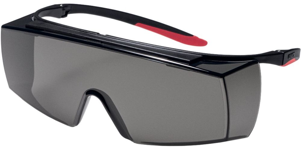 UvexberbrilleSuperFOtgGrauInfrarotschutz30InfPlus91693SchwarzRot