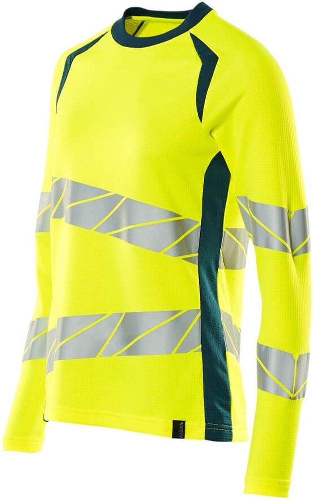 MascotDamenT-ShirtLangarmAccelerateSafe19091-771Hi-visGelbDunkelpetroleum-XXL