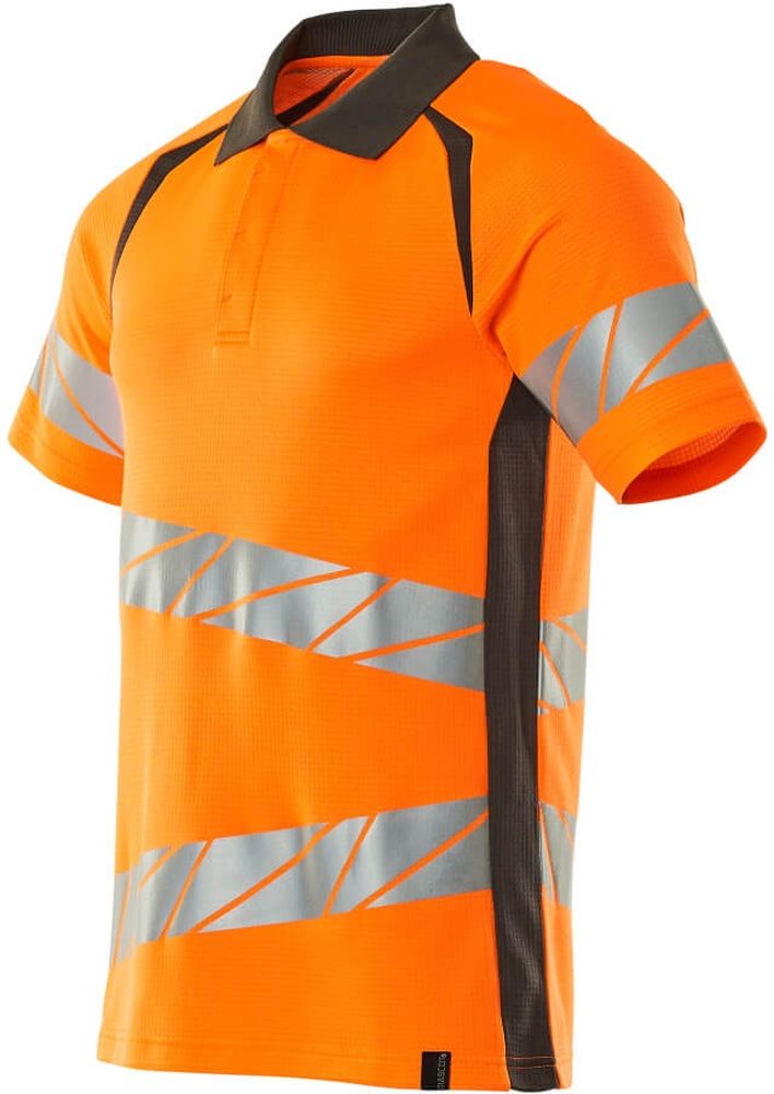 MascotPolo-ShirtAccelerateSafe19083-771Hi-visOrangeDunkelanthrazit-XXL